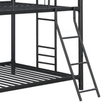 Furniture Triple Bunk Bed, Twin/Twin/Twin, black W311S00036-djyc
