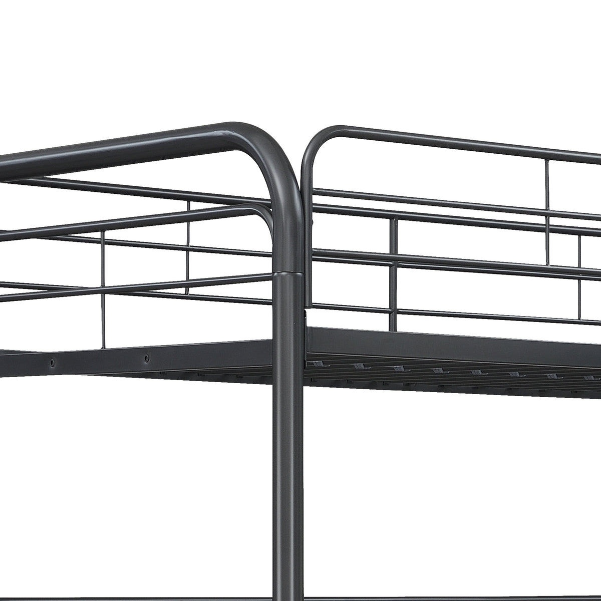Furniture Triple Bunk Bed, Twin/Twin/Twin, black W311S00036-djyc