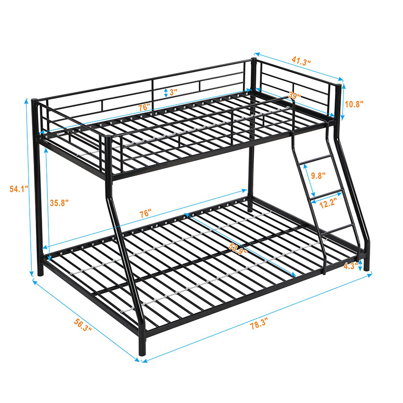 METAL BUNKBEDTFBLACK W311110790-djyc