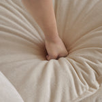 Chenille Fabric Ottomans Footrest to Combine with 2 Seater Sofa, 3 Seater Sofa and 4 Seater Sofa, Beige W714P225938-djyc