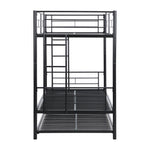 METAL Bunk Bed with trundleBlack W311120500-djyc