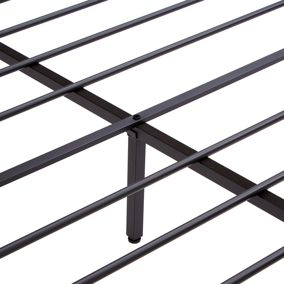 Full Size Metal Platform Bed Frame with Wooden Headboard and Footboard with USB,Charging Station,2 Drawers,LED Lights, No Box Spring Needed, Easy Assemble W311S00045-djyc