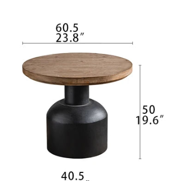 Rustic Chinese Fir Tea Table with Modern Design - Perfect for Stylish Living Spaces hdst-4248