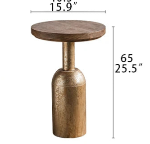 Rustic Chinese Fir Tea Table with Modern Design - Perfect for Stylish Living Spaces hdst-4248