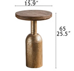 Rustic Chinese Fir Tea Table with Modern Design - Perfect for Stylish Living Spaces hdst-4248