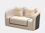 Modern Solid Wood Sofa with Luxurious Synthetic Leather Upholstery for Elegant Living Rooms hyq-4417