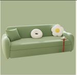 Luxurious Multi-Color Sofa - Perfect Blend of White, Beige, Violet, Light Blue, Green, Gray, and Brown with Oak Wood Coir Down fxl-963