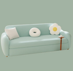 Luxurious Multi-Color Sofa - Perfect Blend of White, Beige, Violet, Light Blue, Green, Gray, and Brown with Oak Wood Coir Down fxl-963