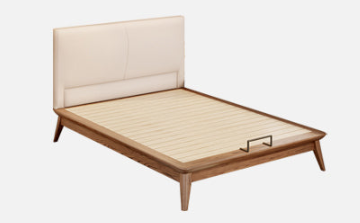 Elegant Ash Wood Chair with Genuine Leather and Faux Leather Options in Beige, Brown, and Grey fjjj-1662