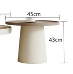 Elegant Beige Brown Tea Table for Cozy Living Spaces hjl-1228