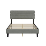 Full Bed Frame with Headboard,Sturdy Platform Bed with Wooden Slats Support,No Box Spring,Mattress Foundation,Easy Assembly W1793140480-djyc