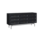Elegant Solid Wood Cabinet with Sleek Storage Design fyf-2236