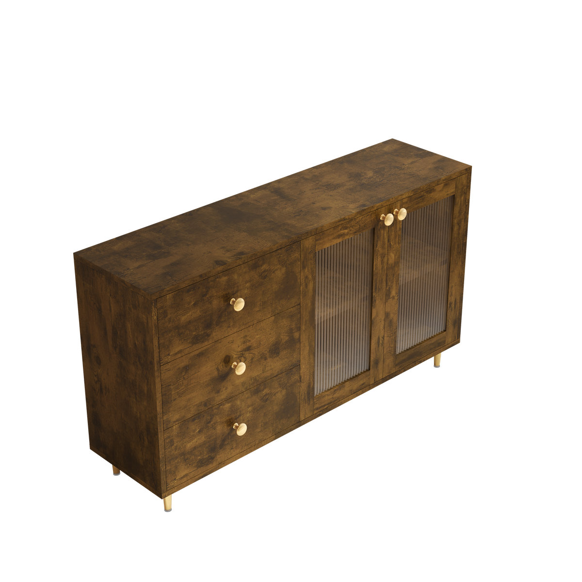 Modern Minimalist Side Cabinets: Stylish Storage Lockers for Dining Room or Living Room Spaces W1278S00031-djyc