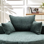 55''L Chenille Sponge single sofa,No Assembly Required,Fluffy Modern Sleeper Chair for Living room, Bedroom, Lounge and Projection Room(Not a swivel chair.) W834P221025-djyc