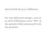 Special link for price difference