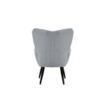 Modern Single Sofa Armchair with High Backrest Comfy Reading Chair for Small Spaces/Living Room/Bedroom/Apartment (COLOR:BLUE) W1669P175502-djyc