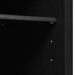 K&K 53.7" Farmhouse Kitchen Island with Power Outlet, 2 Sliding Barn Door Kitchen Storage Island with Drop Leaf, Spice Rack Rolling Kitchen Cart on Wheels, for Home, Kitchen and Dining Room, Black N707P170347B-djyc