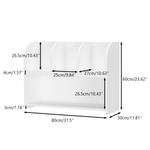 Kids Bookcase with 4 Compartments, Storage Book Shelf, Storage Display, Rack,Toy Organizer for Children's Room, Playroom, Nursery W808105235-djyc