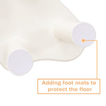 40 Inch Cloud Shaped Coffee Table for Living Room, Beige W1435S00006-djyc