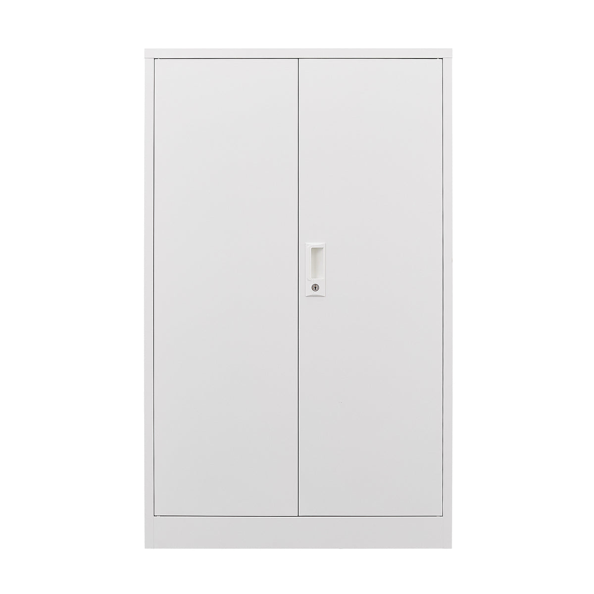 Metal Storage Cabinet with Locking Doors and Adjustable Shelf, Folding Filing Storage Cabinet , Folding Storage Locker Cabinet for Home Office,School,Garage, White W124757865-djyc