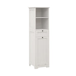 One-Compartment One-Drawer Tilt-Out Laundry Sorter Cabinet - White W1120P146259-djyc