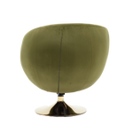 360 Degree Swivel Cuddle Barrel AccentChairs, Round Armchairs with Wide Upholstered, FluffyFabric Chair for Living Room, Bedroom, Office, Waiting Rooms W1539P147083-djyc