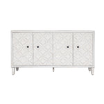 Accent Cabinet 4 Door Wooden Cabinet Sideboard Buffet Server Cabinet Storage Cabinet, for Living Room, Entryway, Hallway, Office, Kitchen and Dining Room, White Wash W1435P153086-djyc
