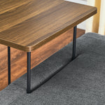 Linen Fabric 3 Seat Sofa with Two End Tables and Two Pillows, Removable Back and Armrest, Morden Style Upholstered 3-Seat Couch for Living Room W487139512-djyc