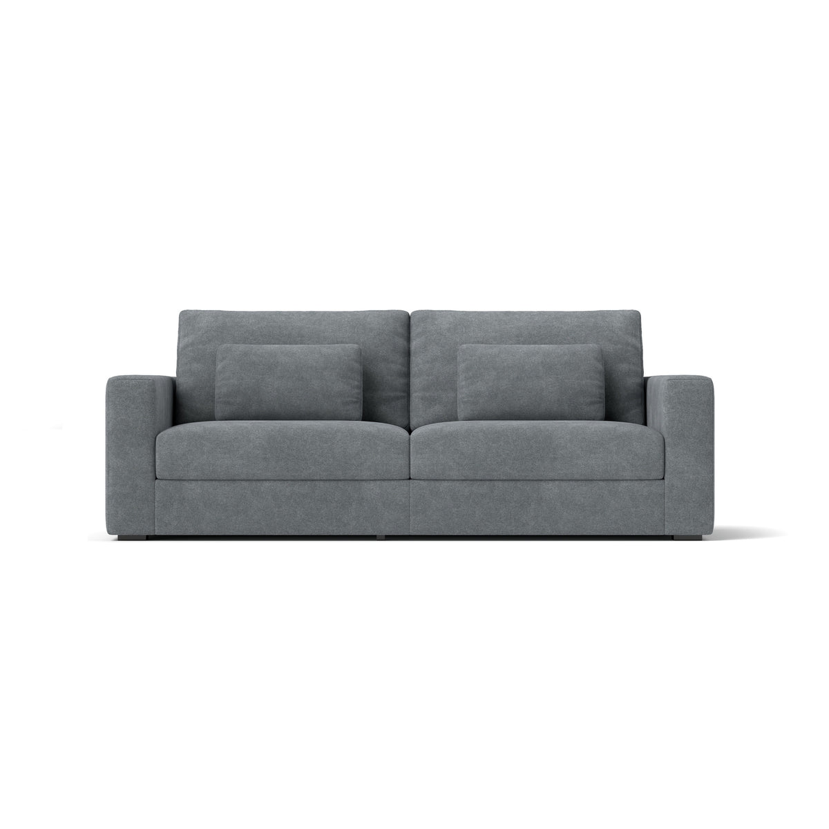 83' Modern Sofa Couches for Living Room, 3 Seater Sofa withDetachable Cover & double cushioning, Haze W570P224493-djyc