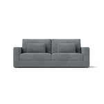 83' Modern Sofa Couches for Living Room, 3 Seater Sofa withDetachable Cover & double cushioning, Haze W570P224493-djyc