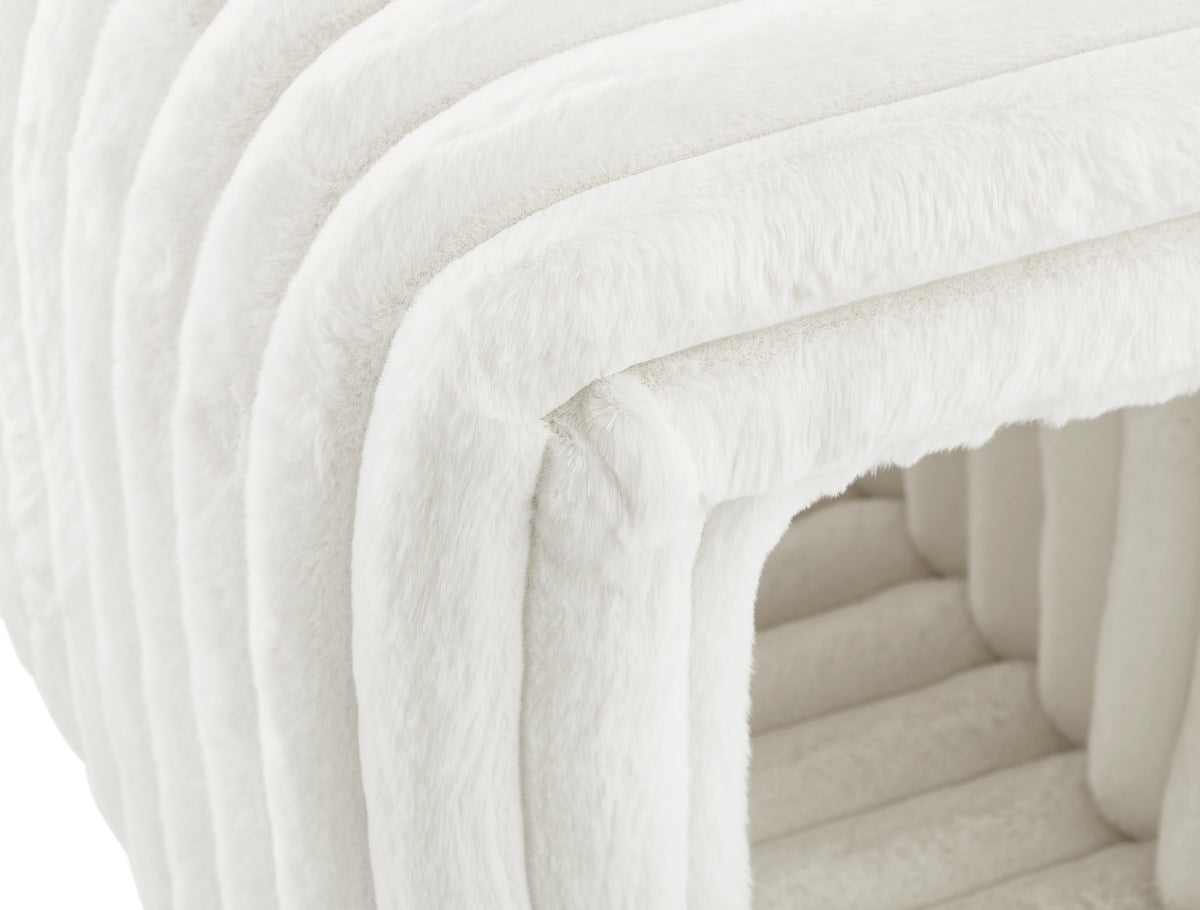 Ottoman Storage Bench Pet SuppliesCorduroy Bench Cat's nest to hideFor the Living Room, Entryway and Bedroom W1825P235543-djyc