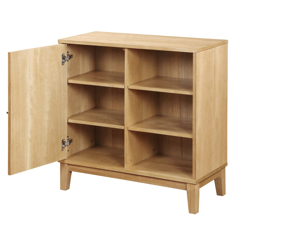 Buffet Cabinet with Storage,Storage Cabinet with Natural Rattan Decorated Doors,Rattan Cabinet with Adjustable Shelf,Sideboard for Living Room,Kitchen,Hallway,1 doors, shelf with storage, Natural W1998128703-djyc