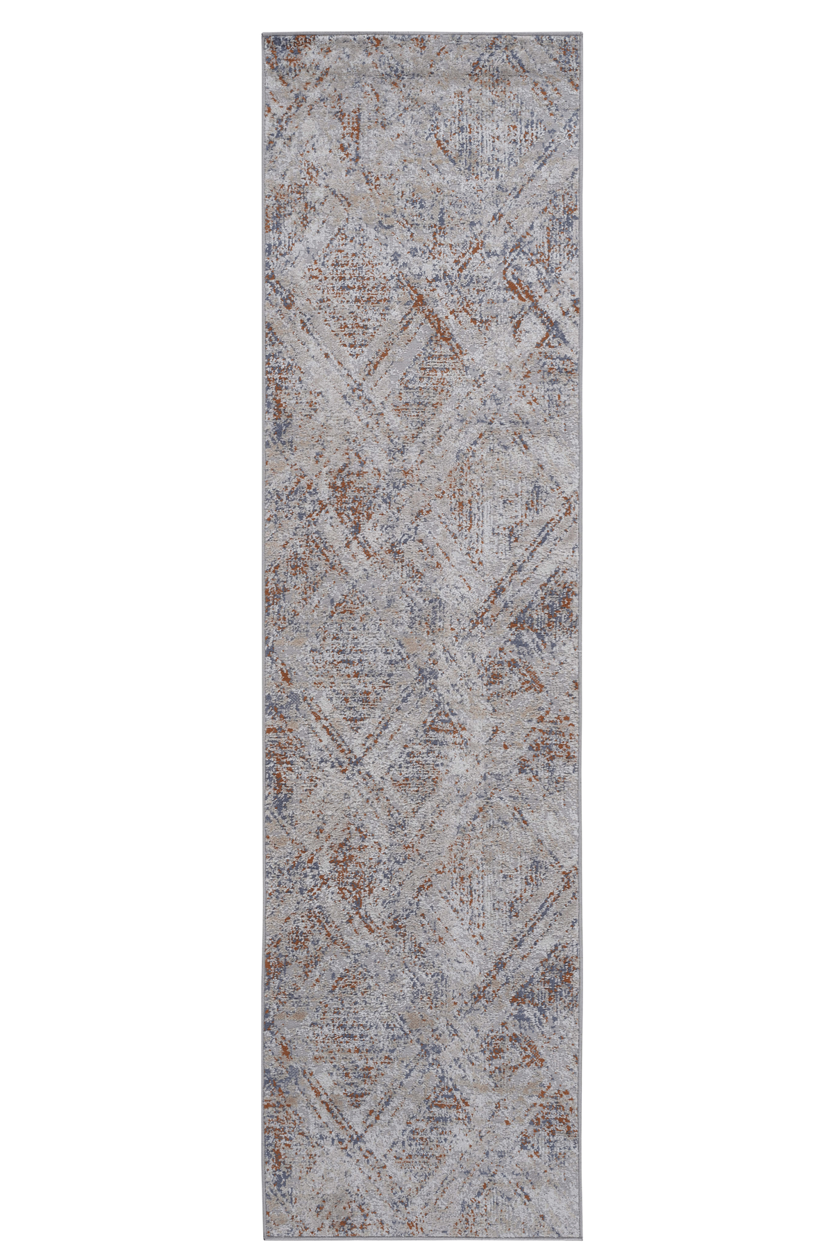 PAYAS Collection 2X8 Beige / Geometric Runner Rug-B189P183447