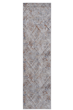 PAYAS Collection 2X8 Beige / Geometric Runner Rug-B189P183447