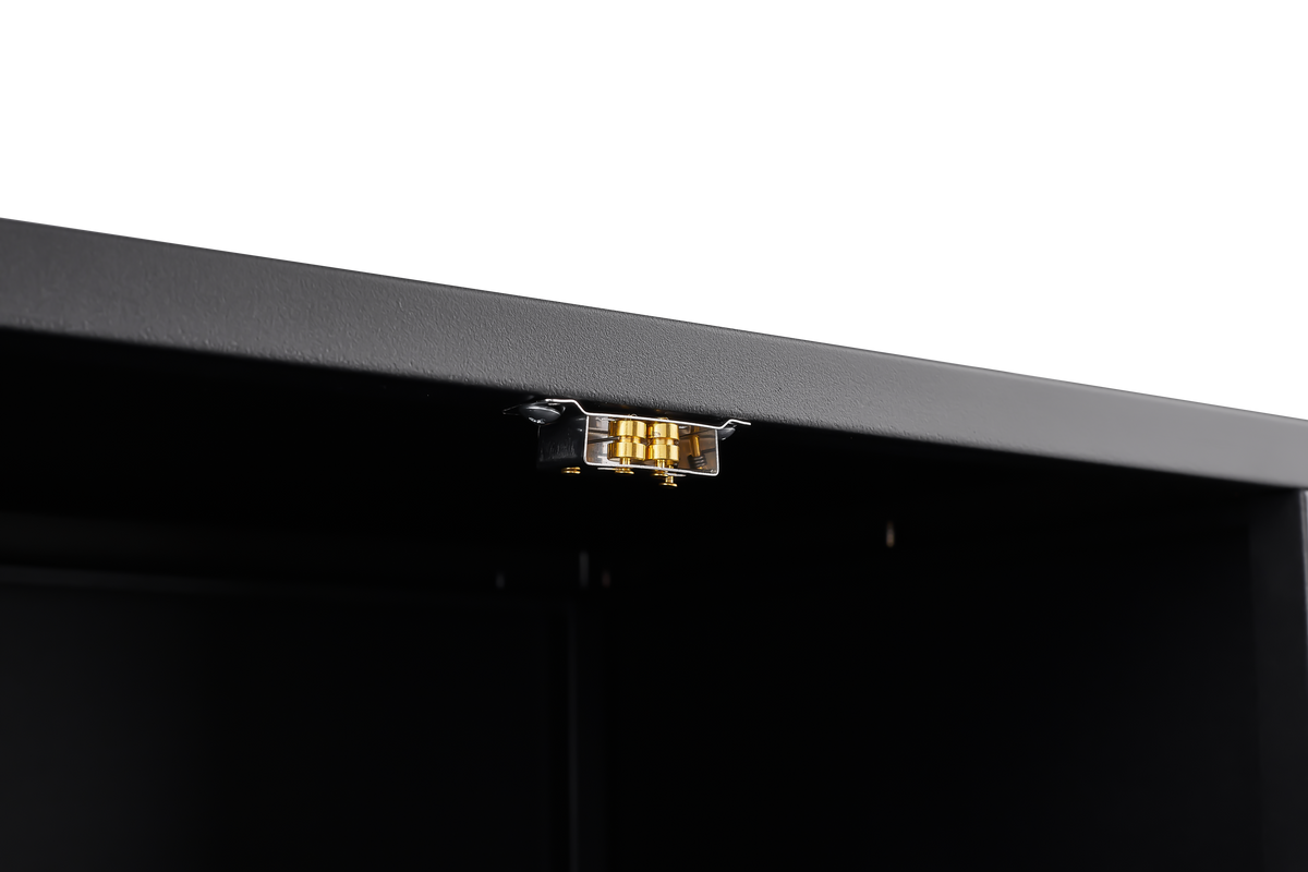 Office furniture Copier Cabinet black 2 door steel copier stand mobile pedestal file Printer Stand W1247P160443-djyc