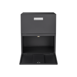 Office furniture Copier Cabinet black 2 door steel copier stand mobile pedestal file Printer Stand W1247P160443-djyc