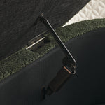 Ottoman Oval Storage Bench,Rubber Wood Leg, Green(46."x17.7"x10.8") W487P178761-djyc