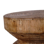 Faux Woodgrain Texture Round Accent Table W2029P165687-djyc