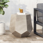 Modern Concrete Side Table – Lightweight, Durable & Geometric Design for Outdoor Spaces 70884-djyc