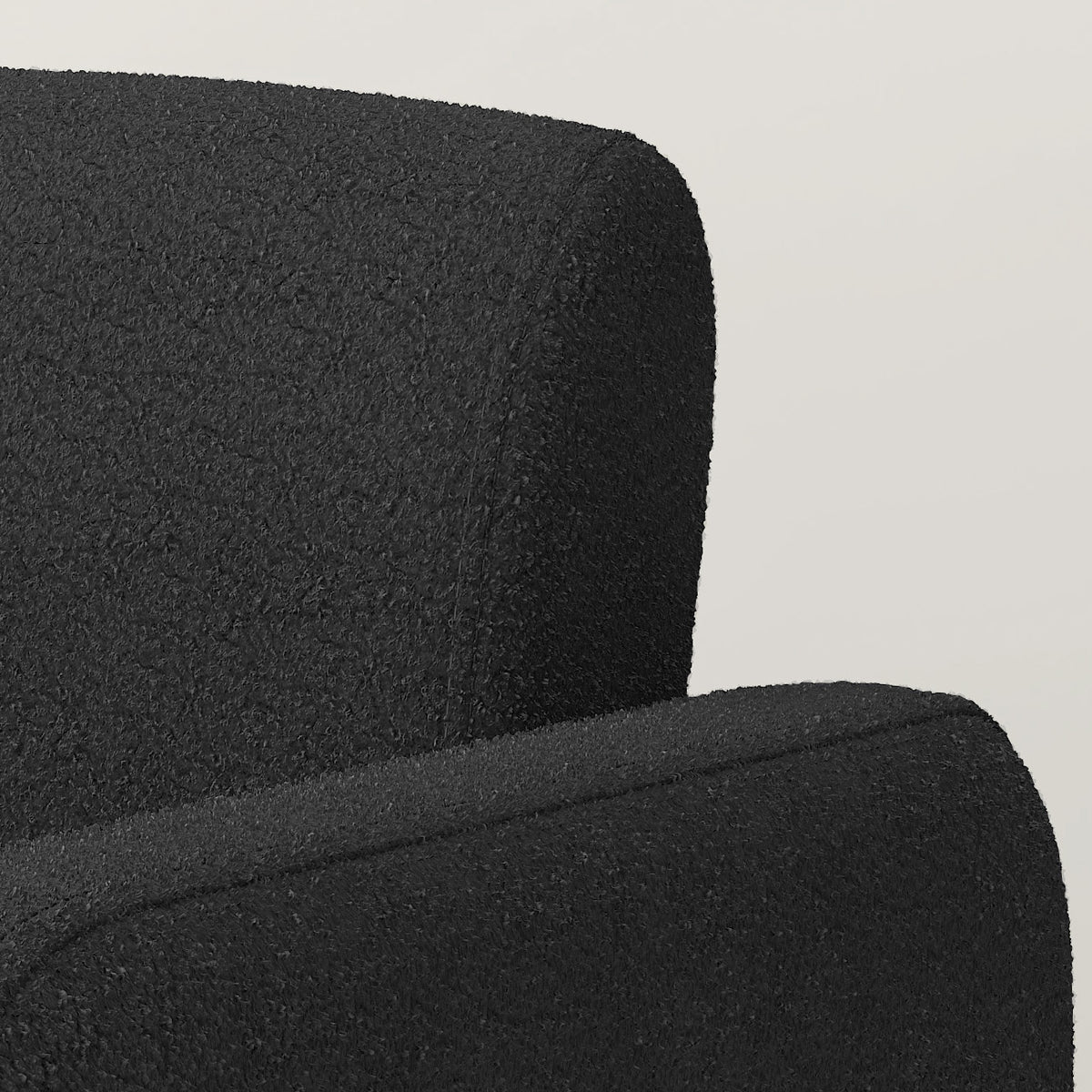 BLACK single sofa chair, upholstered comfortable chair with armrests, for dining room/bedroom/living room/reception - BLACK (30.9"*30.51"*30.11") W487P183019-djyc