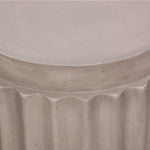 Diameter 14.6 inch round side table Indoor and Outdoor Use, 17 inches height accent table to decorate your house W2029120073-djyc