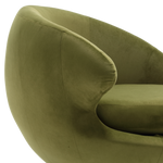 360 Degree Swivel Cuddle Barrel AccentChairs, Round Armchairs with Wide Upholstered, FluffyFabric Chair for Living Room, Bedroom, Office, Waiting Rooms W1539P147083-djyc