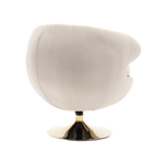 360 Degree Swivel Cuddle Barrel AccentChairs, Round Armchairs with Wide Upholstered, FluffyFabric Chair for Living Room, Bedroom, Office, Waiting Rooms W1539P147080-djyc