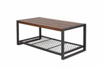 Console Coffee Table with a Natural Reclaimed Wood Finish, for Living room W142562434-djyc