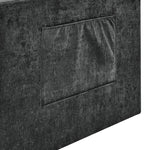 Loveseats Sofa Bed with Pull-out Bed,Adjsutable Back and Two Arm Pocket,Black (54.5"x33"x31.5") W48766865-djyc