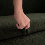 50-Inch Multi-Functional Long Rectangular Bedside Storage Sofa Stool in Teddy Fleece: Dreamy Comfort for Your Fashionable Home W1278122700-djyc