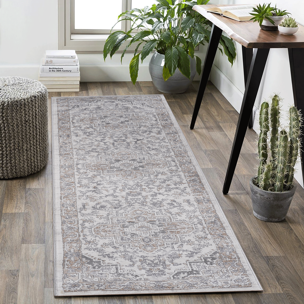 MARFI Collection 2X8 Ivory / Beige / Oriental Runner Rug-B189P183495