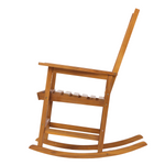 Acacia Indoor Rocking Chair, Outdoor Solid Wood Patio Furniture New Style Light Brown W2640P209680-djyc