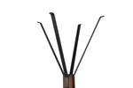 Reclaimed Wood and Metal Freestanding Coat Rack with Hooks use in bedroom, living room W142562423-djyc