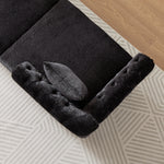 81-inch Chenille Face-to-face Chaise Lounge with Two Pillows,Nailhead trim,Button Tufted Design and Rolled Arms for Lounge, Living room and Office W834S00319-djyc